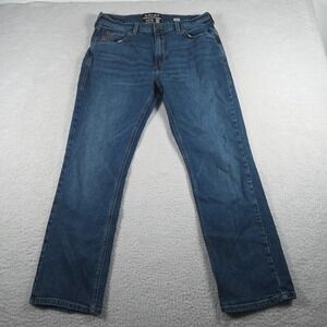 ARIAT Jeans Mens 34/30 M8 Modern Slim Leg Blue Denim